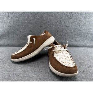 Ariat Brown and White Women's Flats